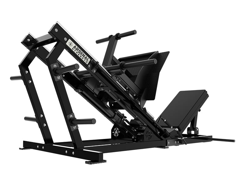 Linear leg press online weight